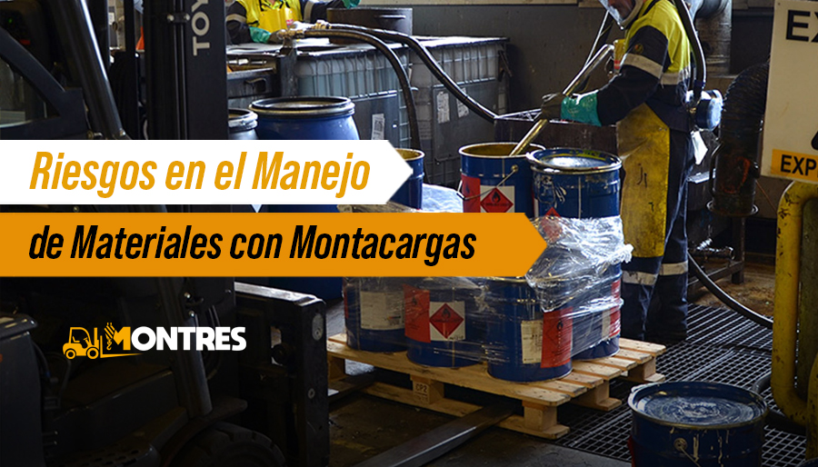 Situaciones de riesgo en el manejo de materiales con Montacargas